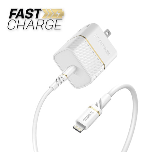 OtterBox Premium Fast Charge PD Wall Charger 20W w/Lightning 3.3ft 7881022